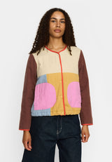 Quilted Block Jacket  / 77360 - Off White