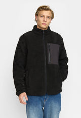 POCKET TEDDY JACKET / 7816 - BLACK