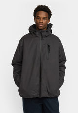 PADDED CITY JACKET / 7878 - BLACK