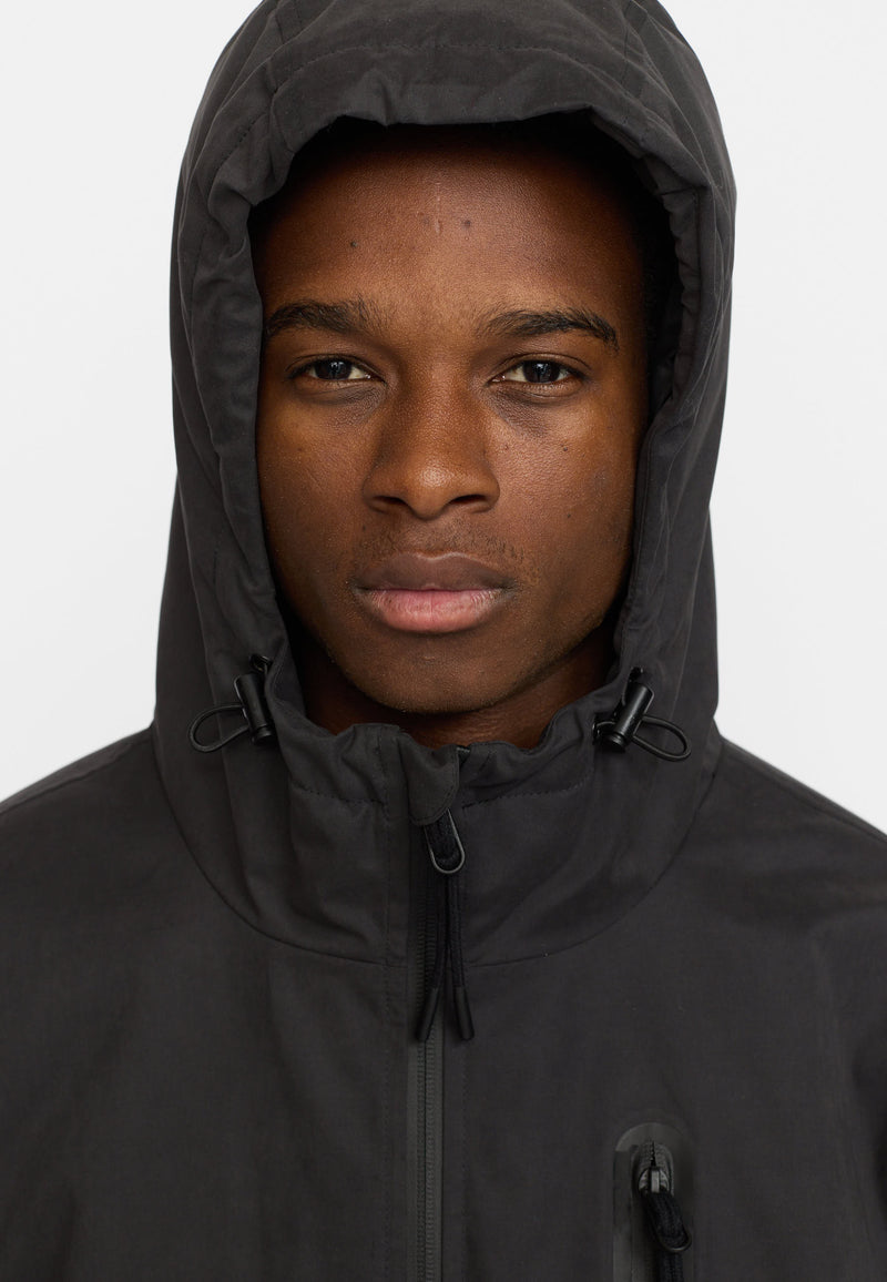 PADDED CITY JACKET / 7878 - BLACK