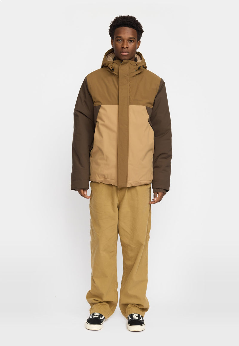 PADDED TECH JACKET / 7879 - BROWN