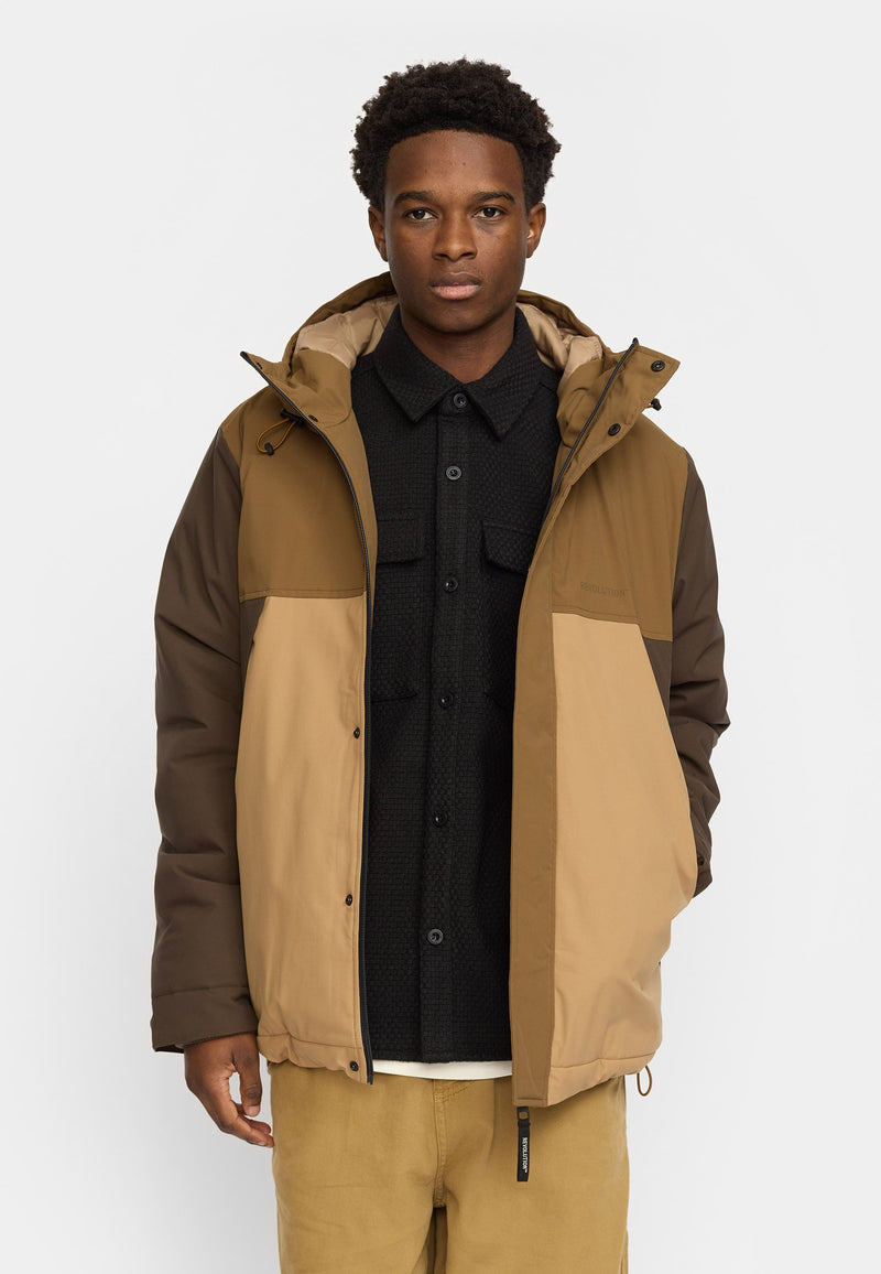 PADDED TECH JACKET / 7879 - BROWN