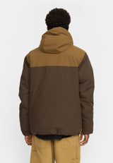 PADDED TECH JACKET / 7879 - BROWN