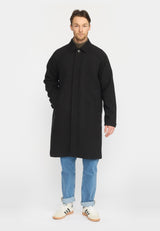 MAC COAT / 7884 - BLACK