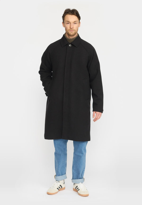 MAC COAT / 7884 - BLACK
