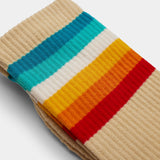 JAQUARD CREW SOCK / 8914 - BEIGE