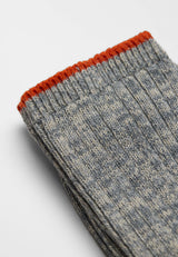 OUTDOOR SOCK / 8918 - LIGHTGREY-MELANGE