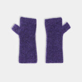 Fluffy Half-Mittens / 99014 - Purple