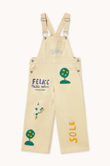 ARTSY TREE DUNGAREE - VANILLA