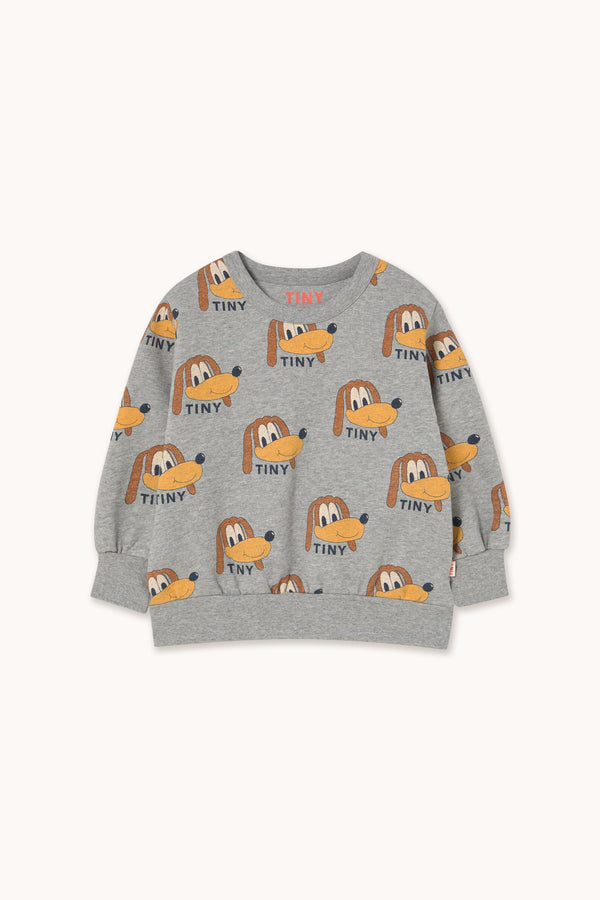 DOGS SWEATSHIRT - MEDIUM GREY HEATHER
