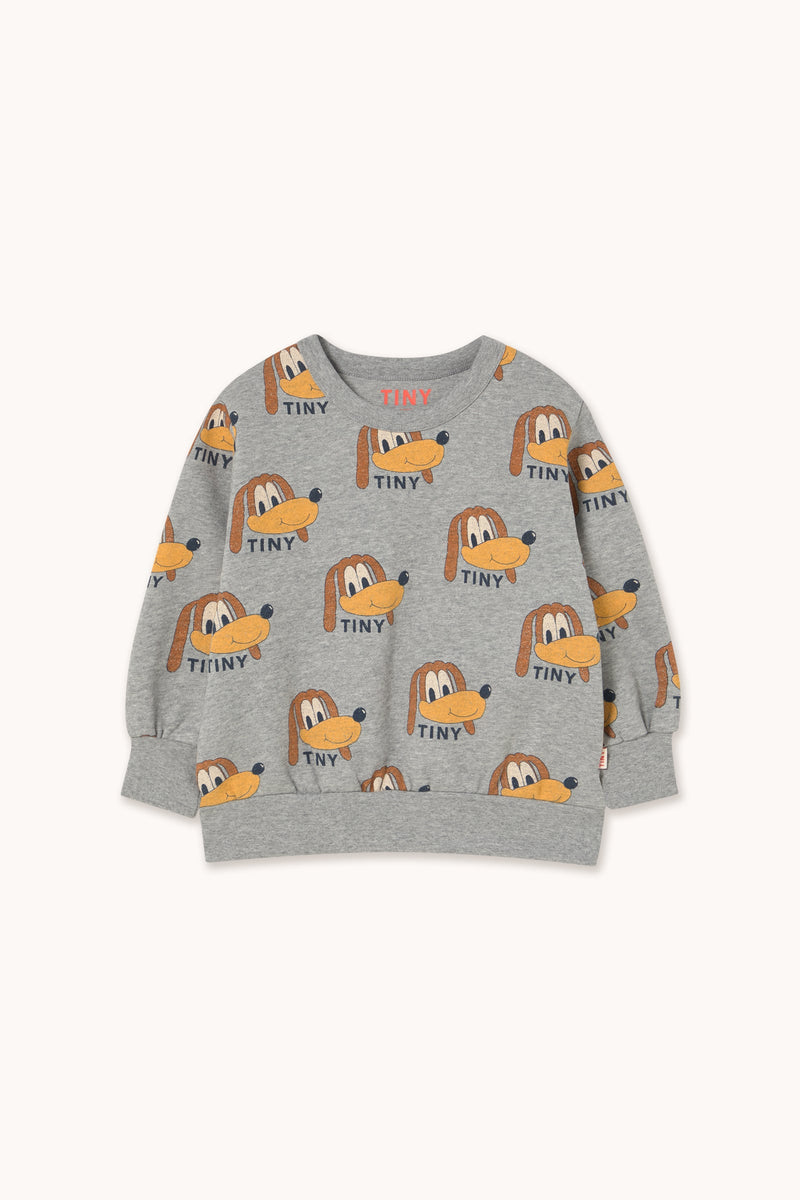 DOGS SWEATSHIRT - MEDIUM GREY HEATHER