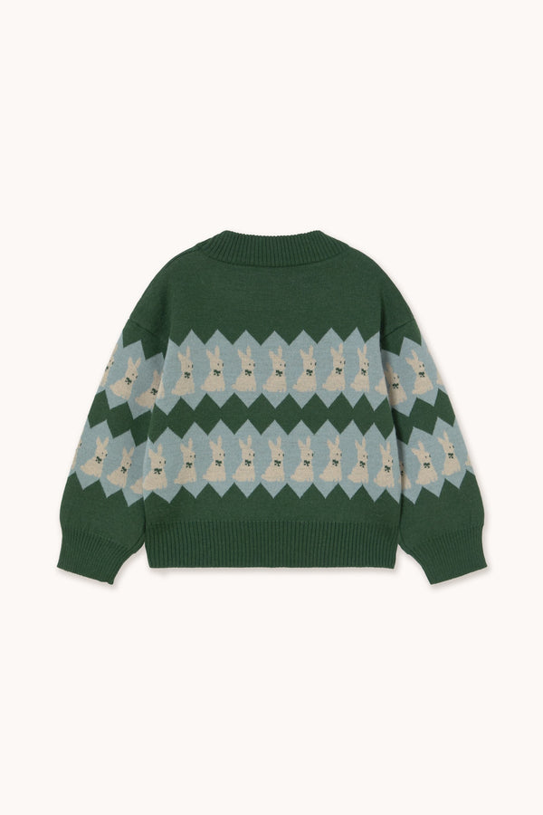RABBITS SWEATER - DARK GREEN