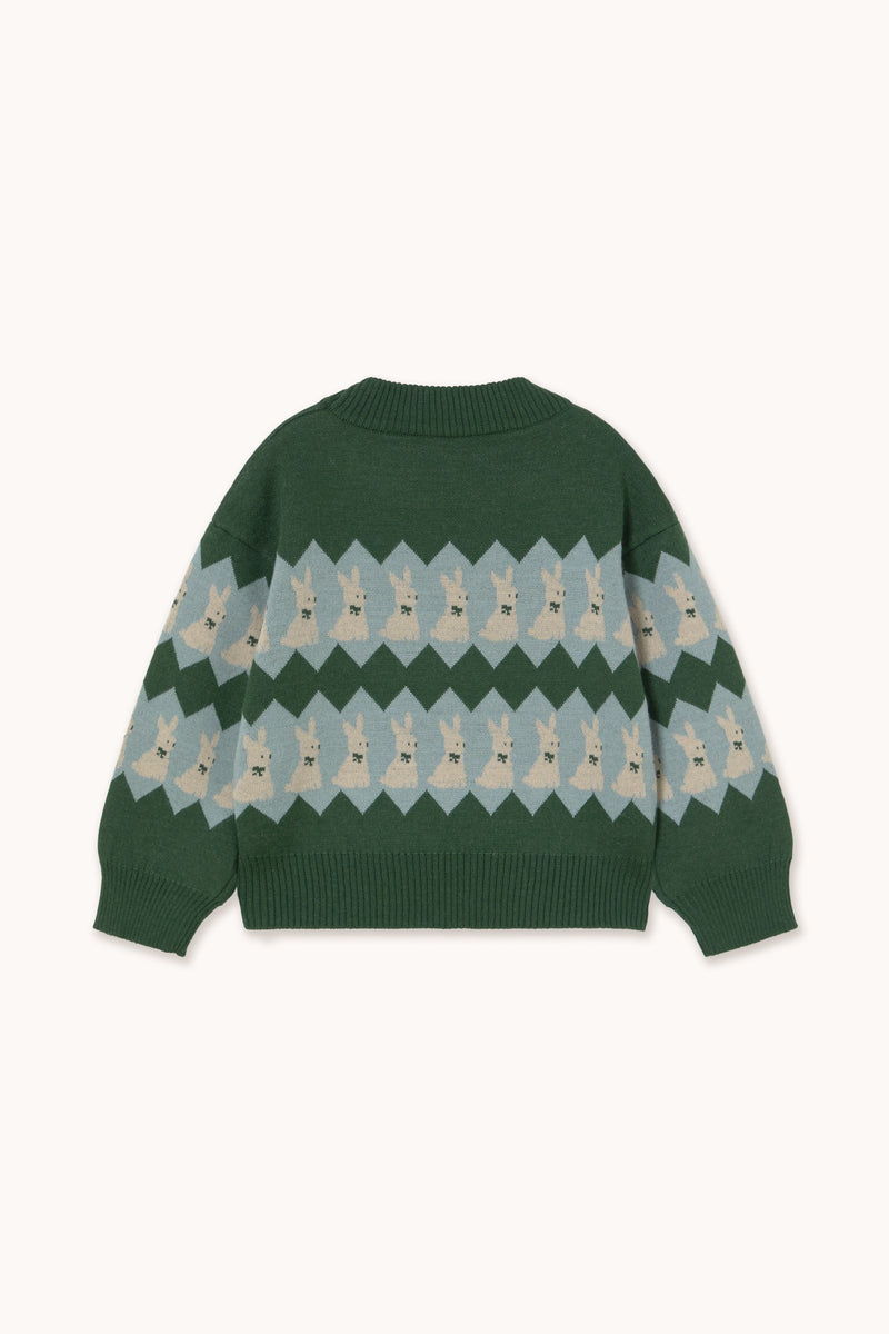 RABBITS SWEATER - DARK GREEN