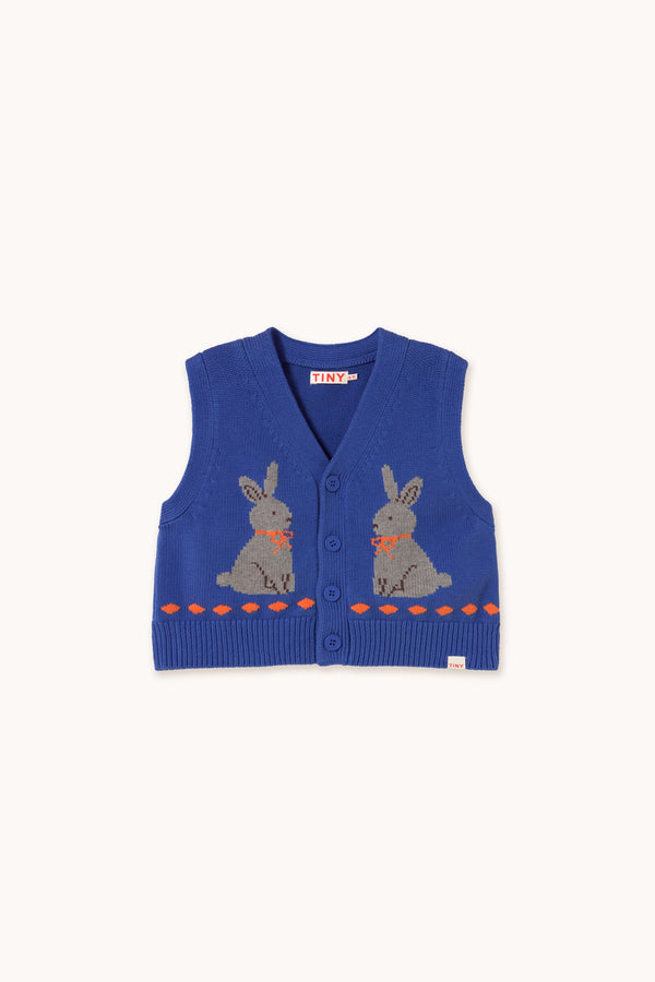 RABBITS VEST - DARK BLUE