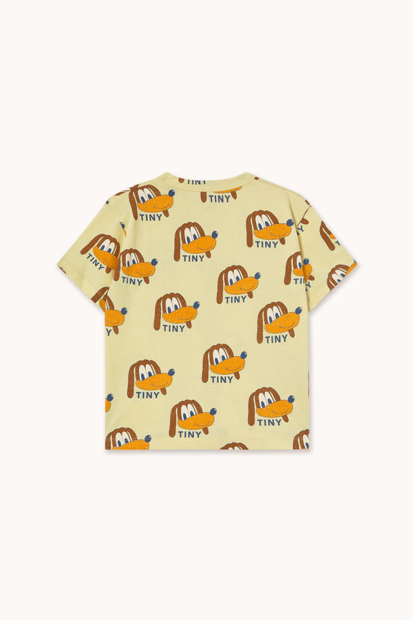 DOGS TEE - DUSTY YELLOW