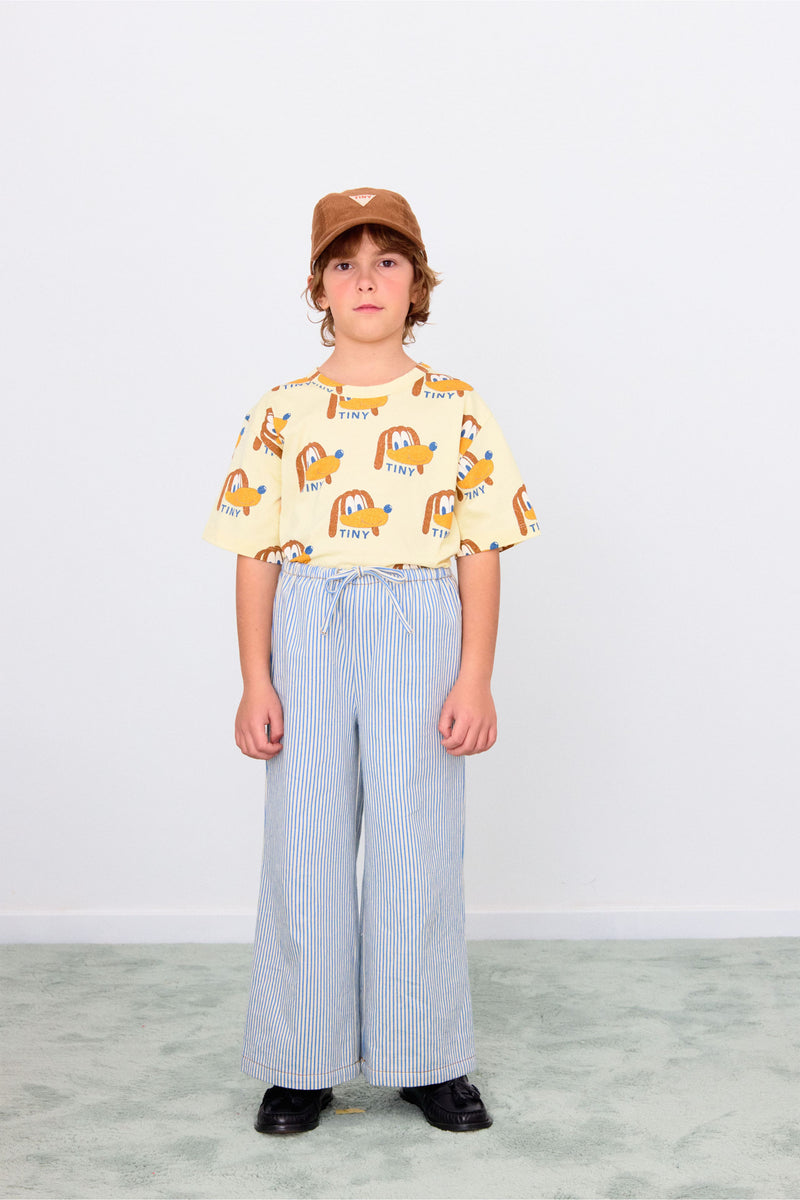 DOGS TEE - DUSTY YELLOW