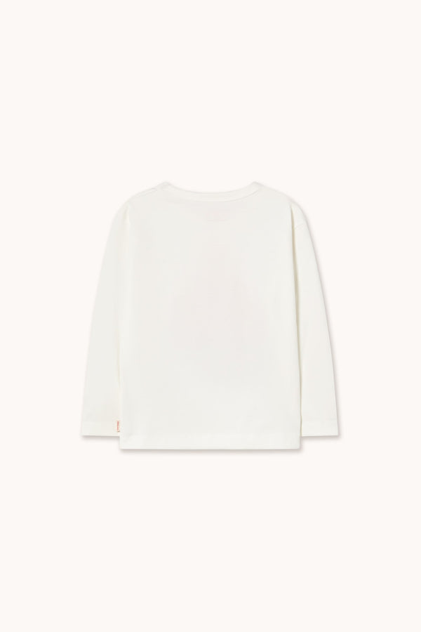 TINY DOG GRAPHIC TEE - LIGHT CREAM HEATHER