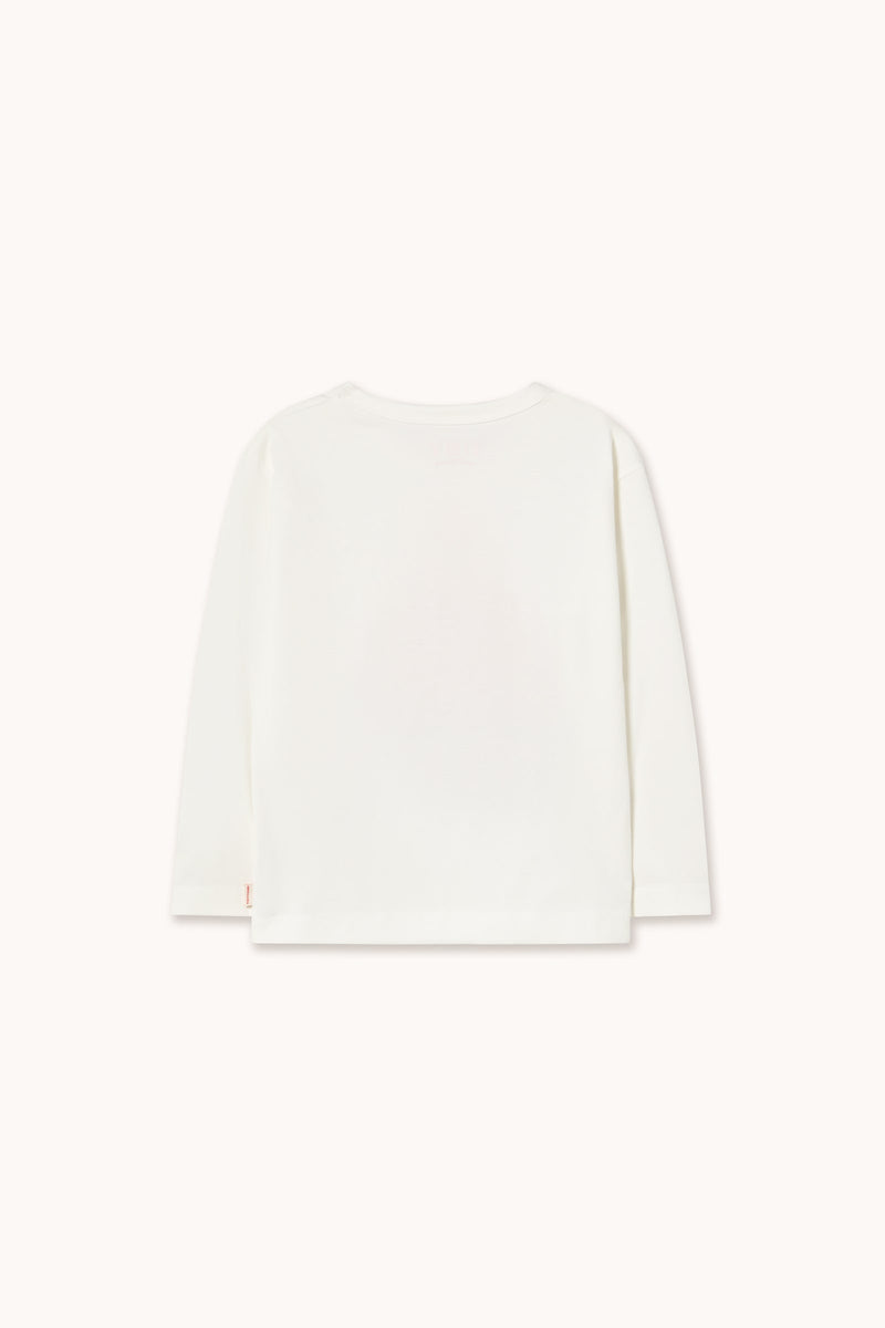 TINY DOG GRAPHIC TEE - LIGHT CREAM HEATHER