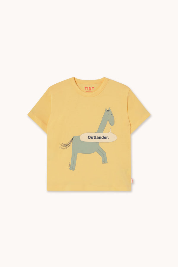 HORSE GRAPHIC TEE - MELLOW YELLOW