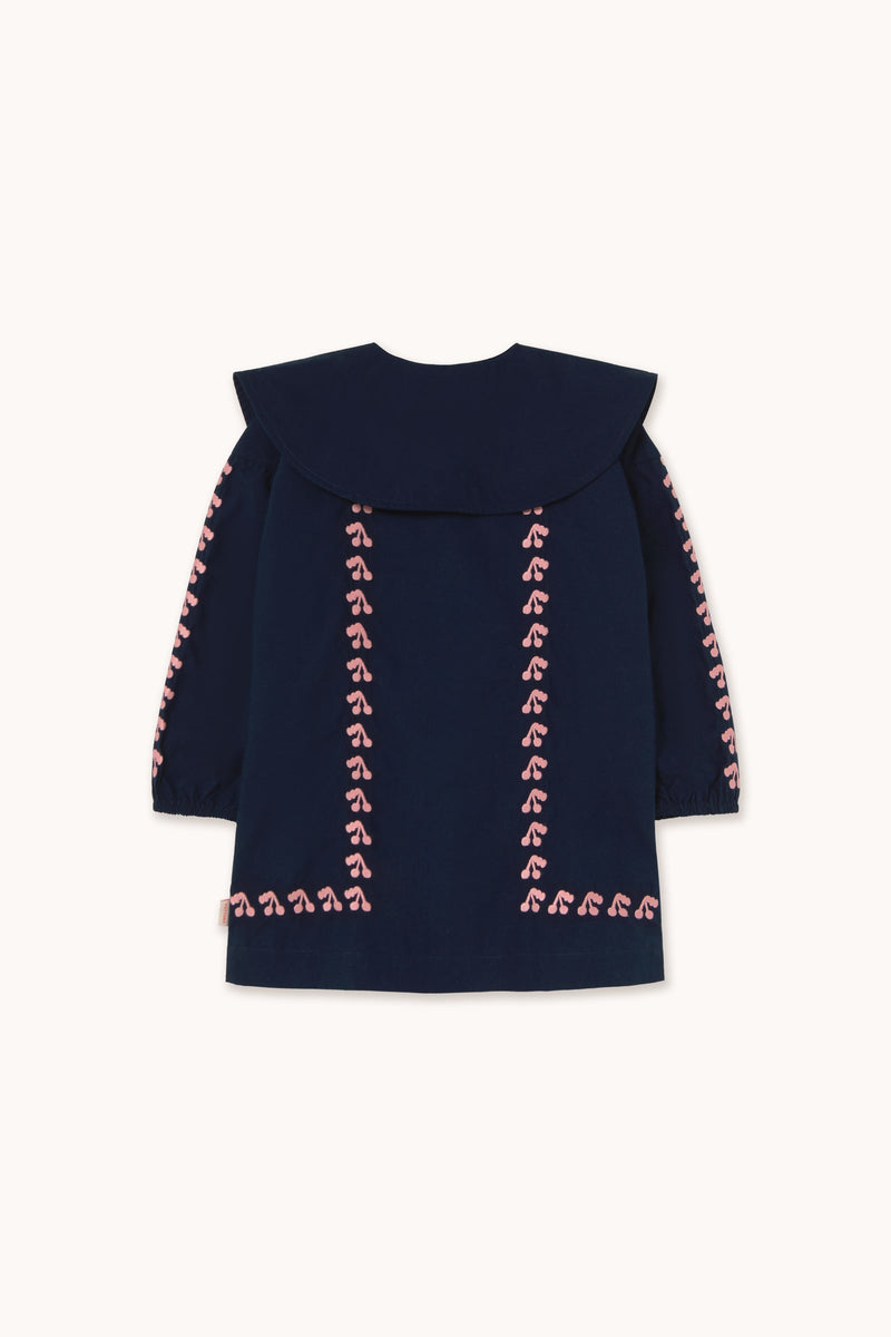 MINI CHERRIES DRESS - NAVY