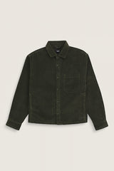 MARTINEZ CORD OVERSHIRT OBSIDIAN