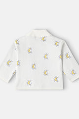 MIDNIGHT SUN CARDIGAN - OFF-WHITE