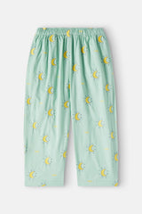 MIDNIGHT SUN WOVEN PANT - WASHED EMERALD