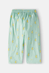 MIDNIGHT SUN WOVEN PANT - WASHED EMERALD