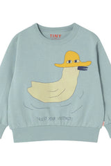 DUCK GRAPHIC SWEATSHIRT - WARM GREY