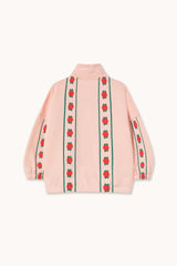 ROSES MOCKNECK SWEATSHIRT - PASTEL PINK