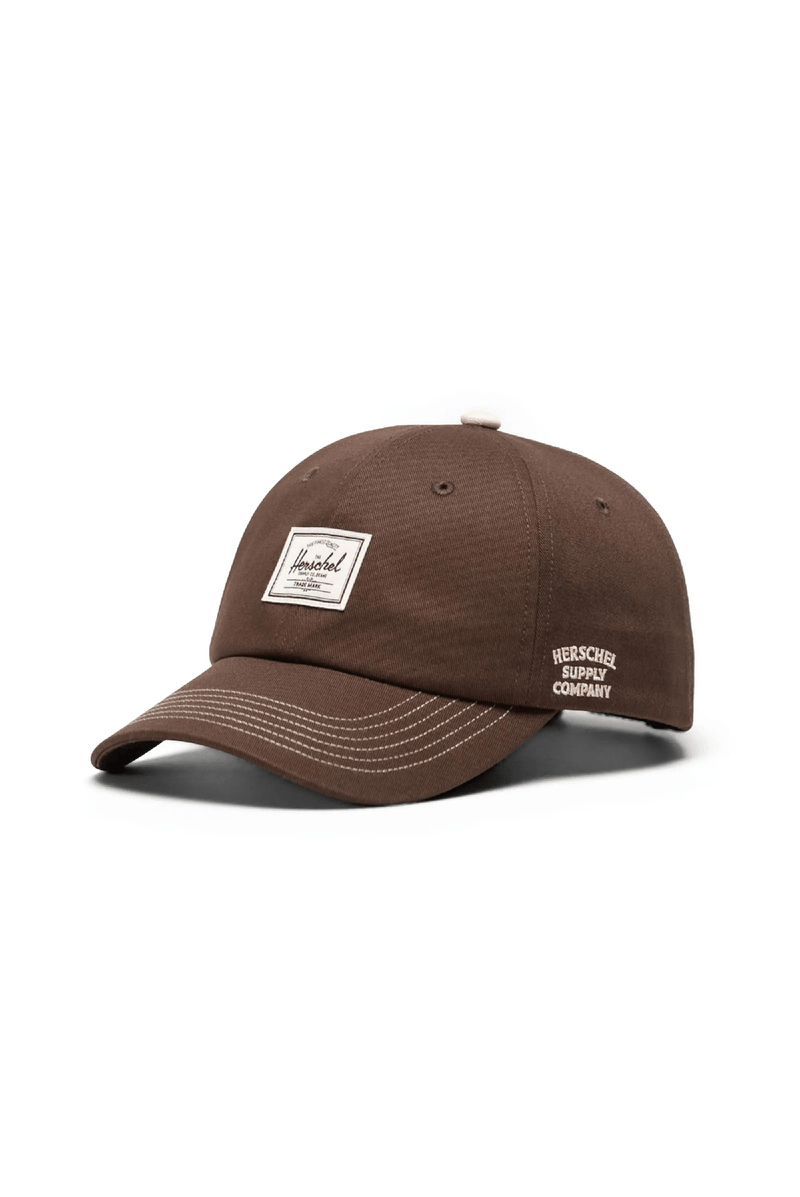 SYLAS PREMIUM CAP BROWN SLATE/VINTAGE WHITE STITCH