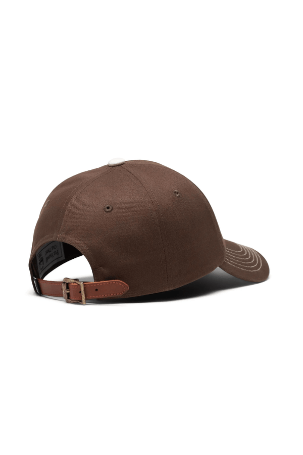 SYLAS PREMIUM CAP BROWN SLATE/VINTAGE WHITE STITCH