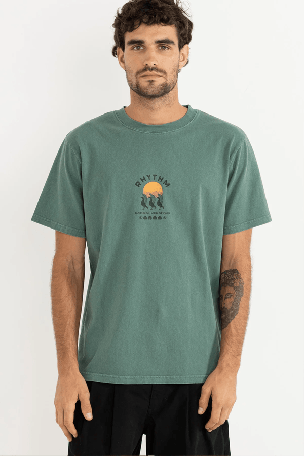 NATURAL VIBRATION VINTAGE T-SHIRT - VINTAGE GREEN