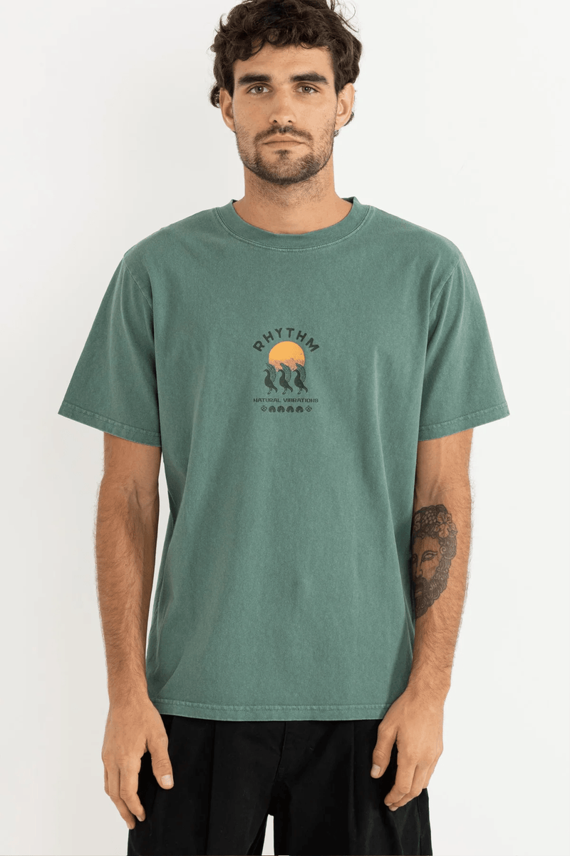 NATURAL VIBRATION VINTAGE T-SHIRT - VINTAGE GREEN