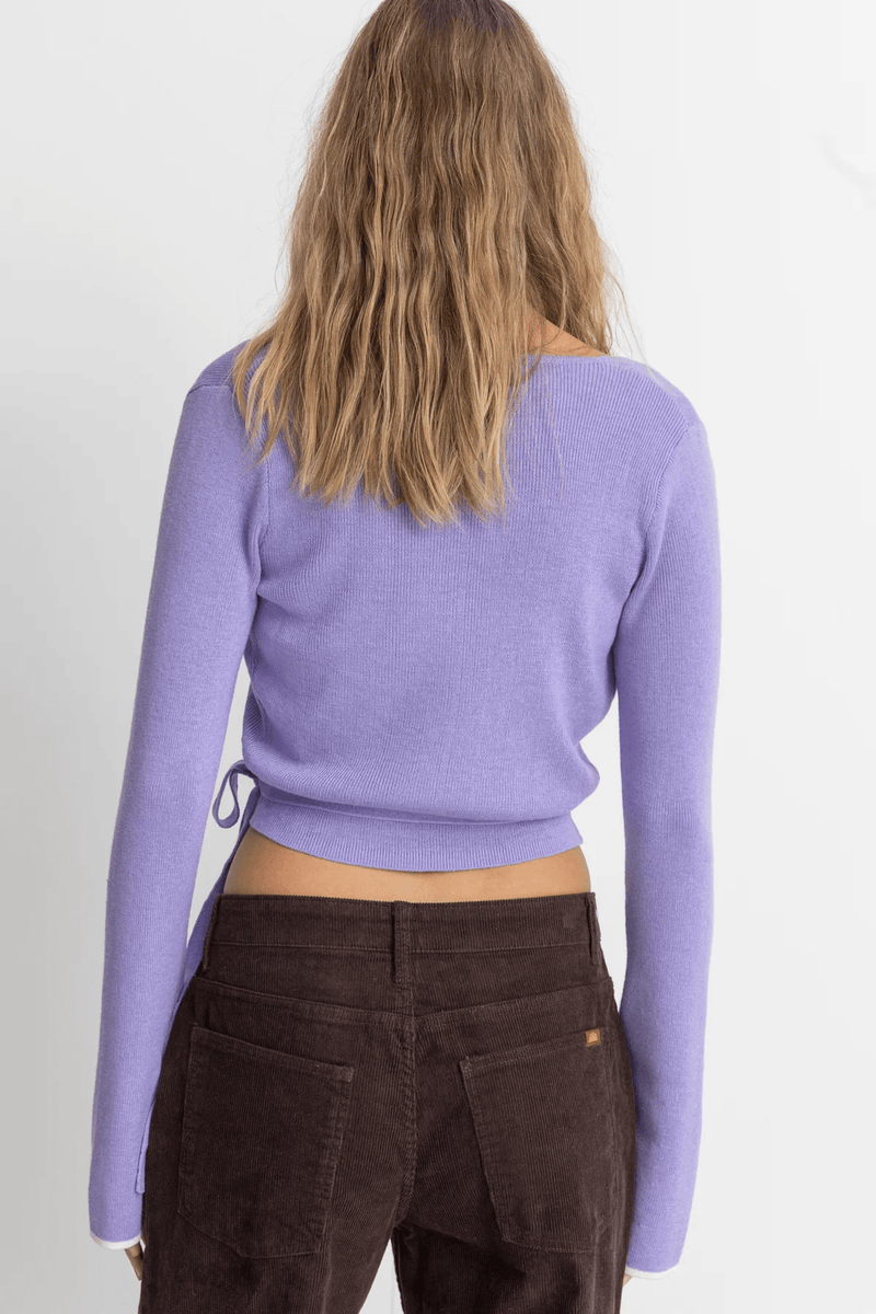 BALLET WRAP TOP - LAVANDER 24FW