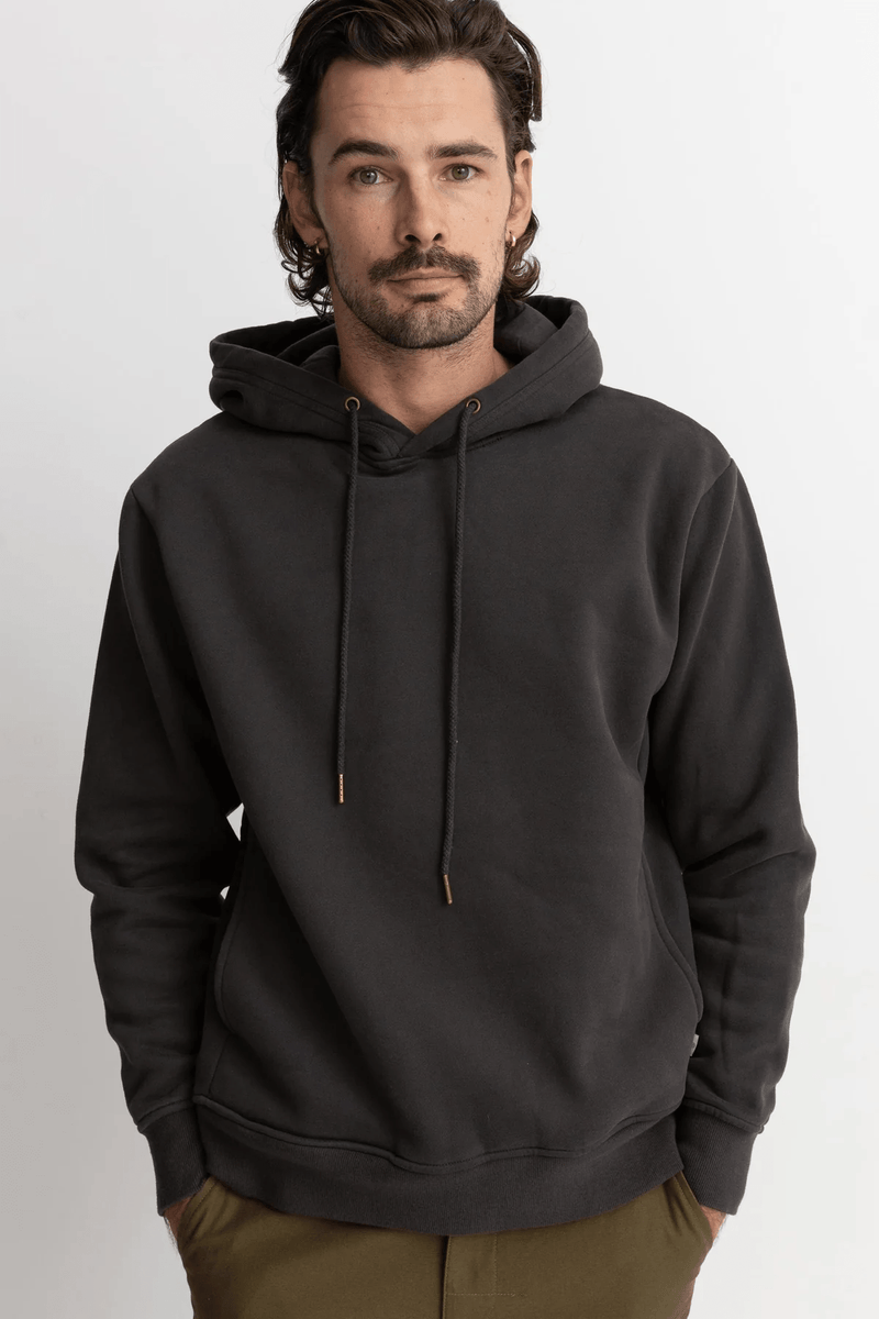 CLASSIC HOOD FLEECE - VINTAGE BLACK 24FW