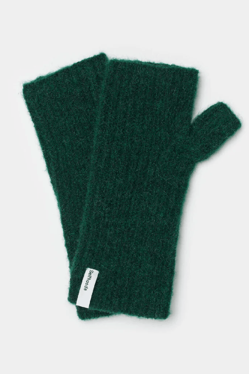 Fluffy Half-Mittens / 99014 - Darkgreen