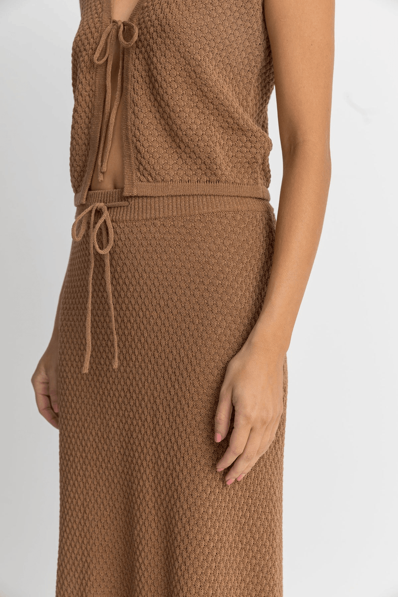 Jossie Knit Max Skirt - Chocolate