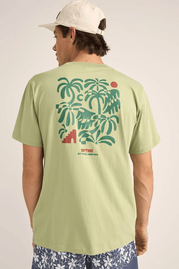 TREES SS T-SHIRT - PISTACHIO