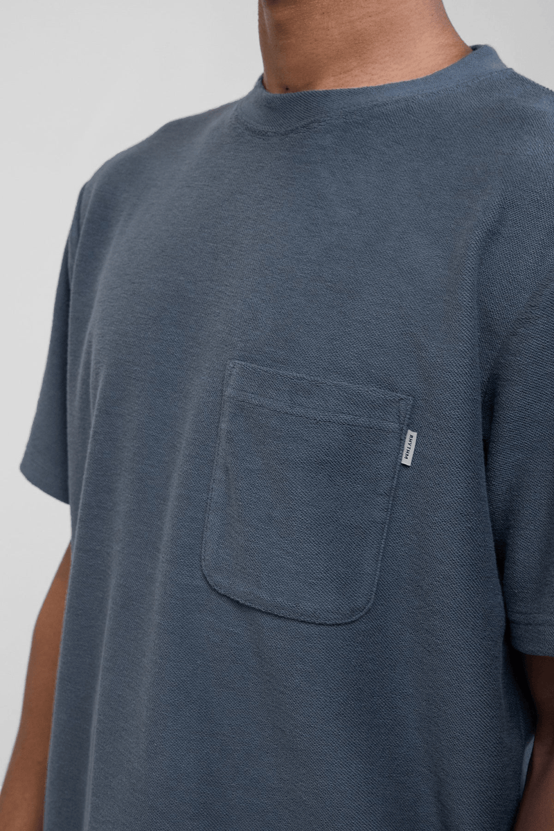 VINTAGE TERRY SS T-SHIRT - VINTAGE NAVY 25
