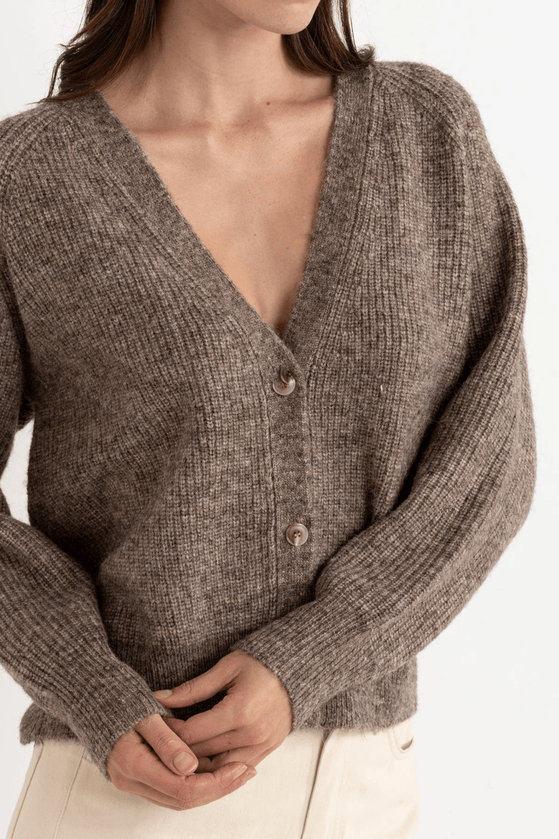 QUINN KNIT CARDIGAN - OATMEAL