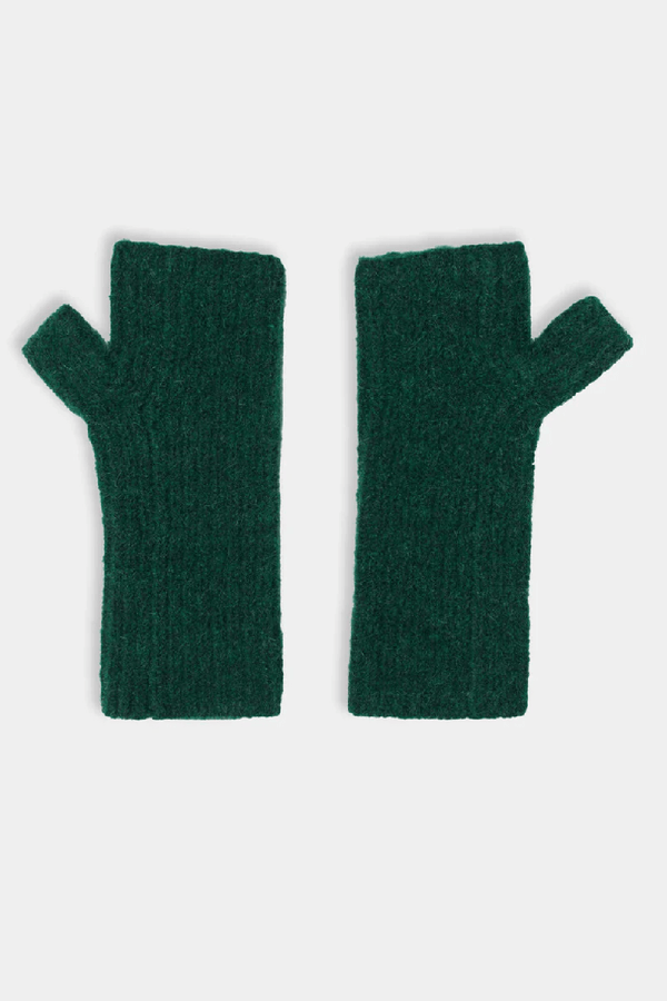 Fluffy Half-Mittens / 99014 - Darkgreen