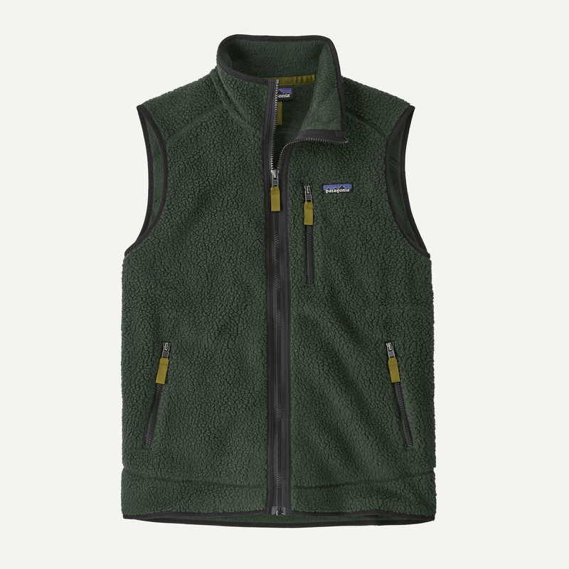 M'S RETRO PILE VEST - OLD GROWTH GREEN