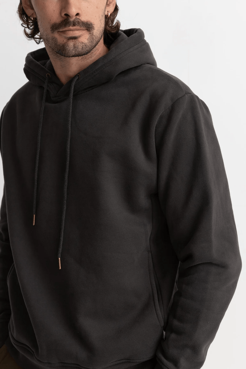 CLASSIC HOOD FLEECE - VINTAGE BLACK 24FW