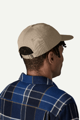 FITZ ROY ICON TRAD CAP - TEXT LOGO: SEABIRD GREY