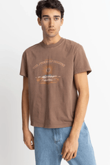 COSMIC BAND SS T-SHIRT - BROWN