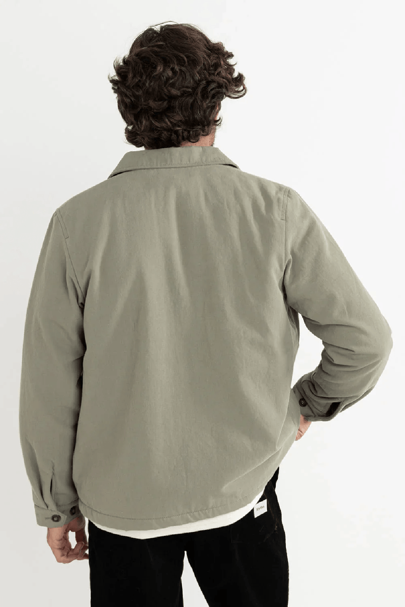 SHERPA LINED WORK SHIRT - SAGE