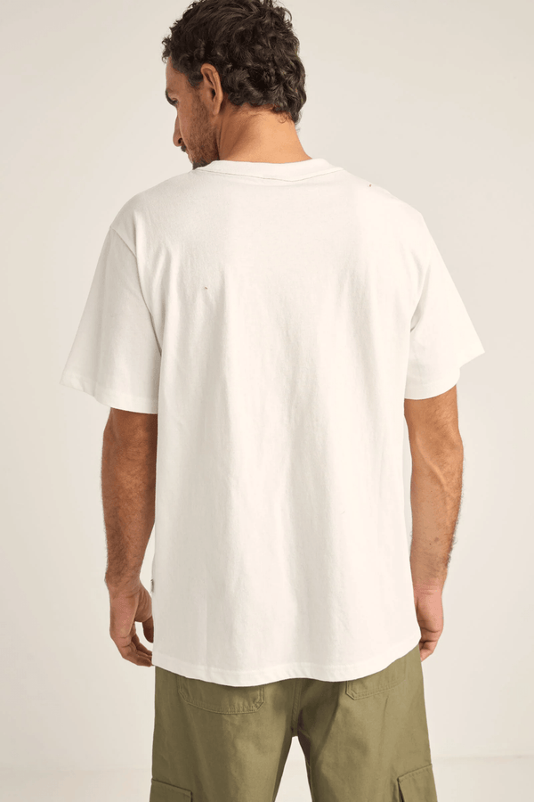 WILD WAVES VINTAGE SS T-SHIRT - VINTAGE WHITE