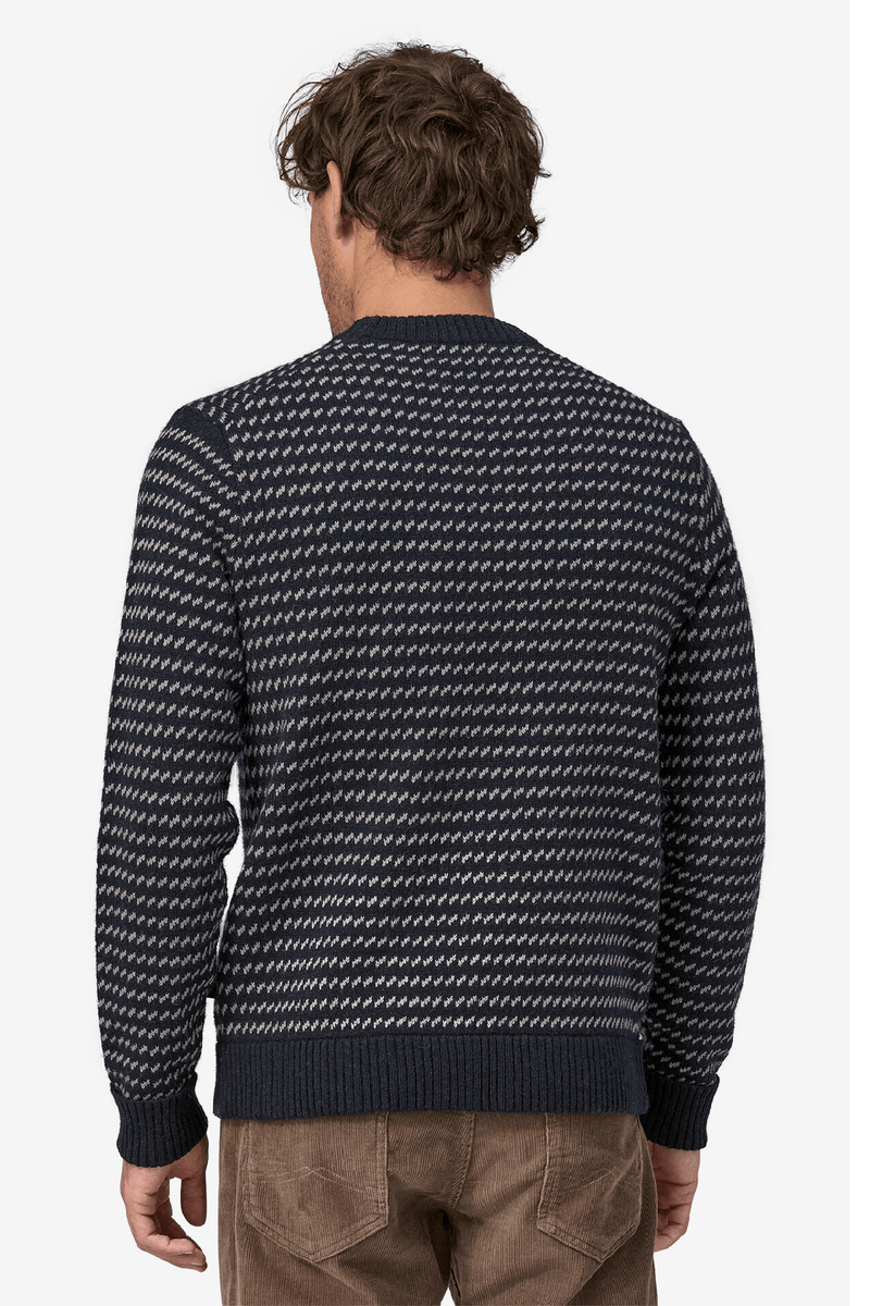 M'S RECYCLED WOOL-BLEND SWEATER - CLASSIC NAVY 24FW