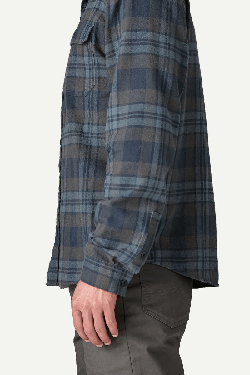 M'S L/S LW FJORD FLANNEL SHIRT - PAW: SMOLDER BLUE